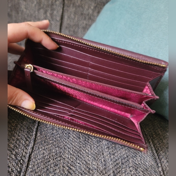 Kate Spade Purple Leather Wallet with Tassel - Picture 6 of 15
